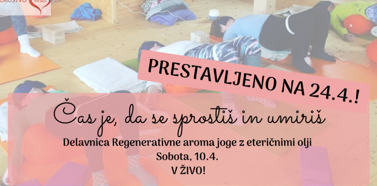 Regenerativna joga z eteričnimi olji