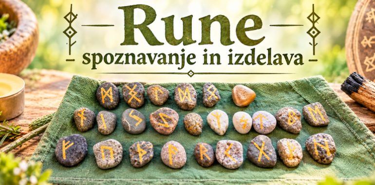 RUNE. Spoznavanje in izdelava s Petro Žitnik