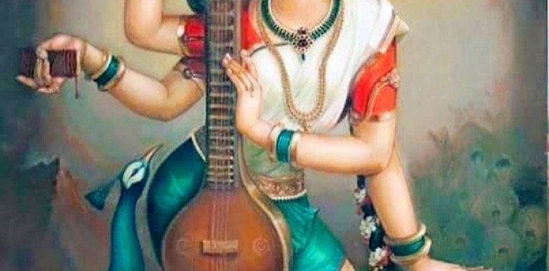 Saraswati in mantra uravnovešanja