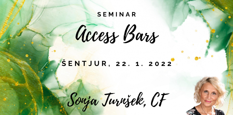 Certificirana Access Bars delavnica s Sonjo