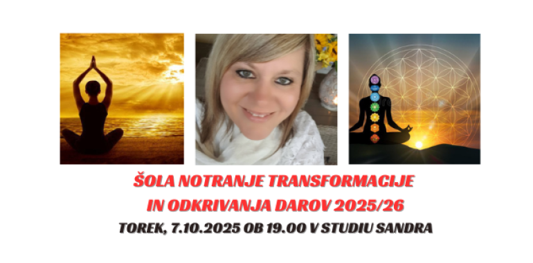 Šola notranje transformacije in odkrivanja darov 2025/26