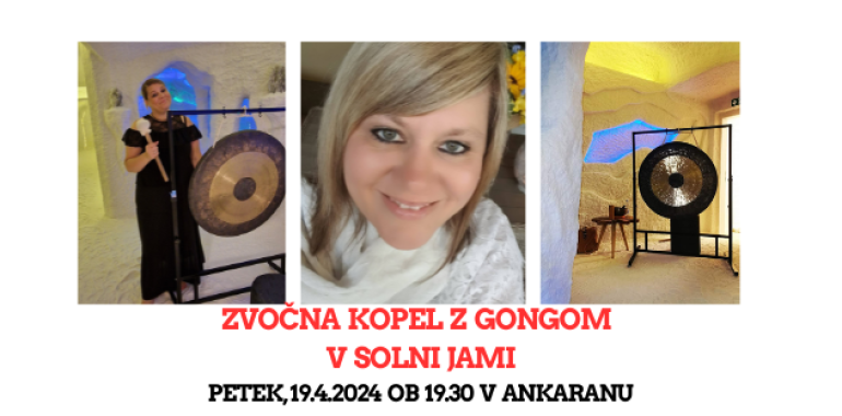 Zvočna kopel z gongom v solni jami - Rezidenca Ortus Ankaran