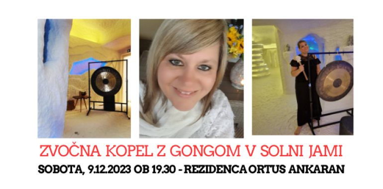Zvočna kopel z gongom v solni jami - Rezidenca Ortus Ankaran