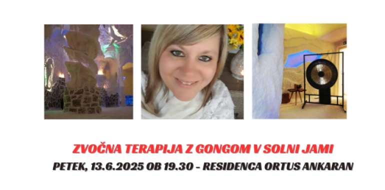 Zvočna kopel z gongom v solni jami - Rezidenca Ortus Ankaran