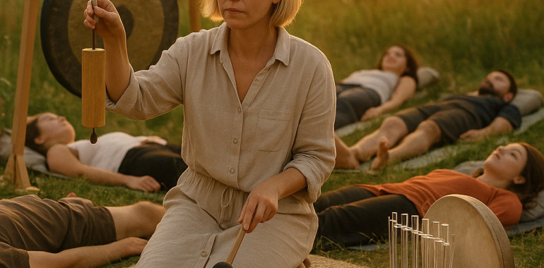 Zvočna kopel z vodeno meditacijo - Ljubljana