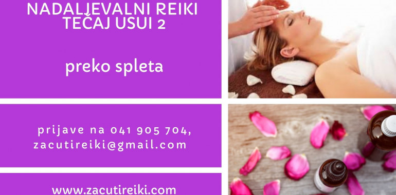 SPLETNI nadaljevalni reiki tečaj-USUI2+gratis mentorstvo,diagn.