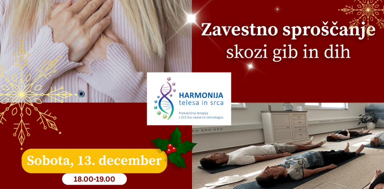 Delavnica: Zavestno sproščanje skozi gib in dih 