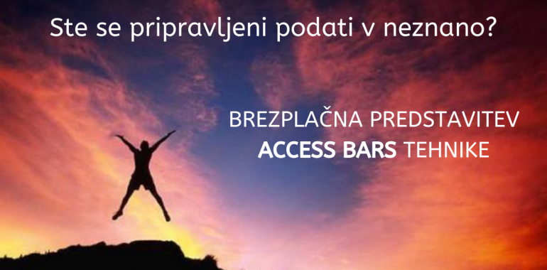 Brezplačna predstavitev Access Bars