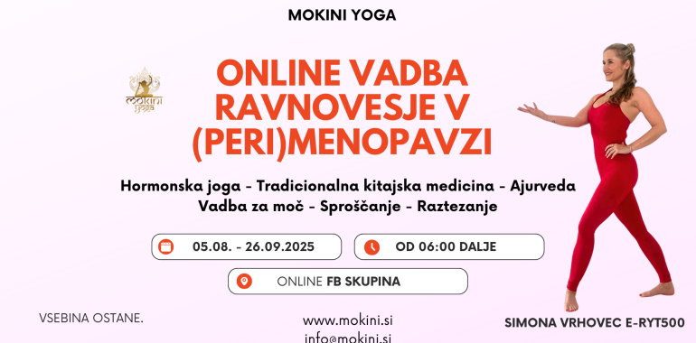 Tečaj ravnovesje v peri menopavzi