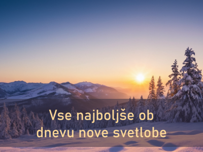 Vse najboljše ob dnevu nove svetlobe