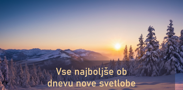 Vse najboljše ob dnevu nove svetlobe