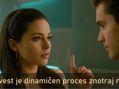 Zavest je dinamičen proces znotraj nas