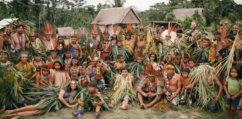 Huni Kuin Kaxinawa Slovenija, zdravilna glasba plemena Huni Kuin iz Amazonije