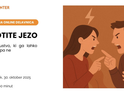 Ukrotite jezo - brezplačna online delavnica
