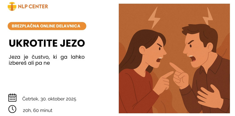 Ukrotite jezo - brezplačna online delavnica