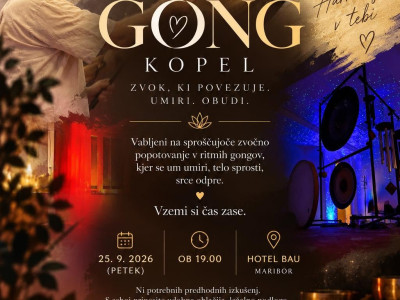 Srečamo se v radosti - gong kopel za pogum