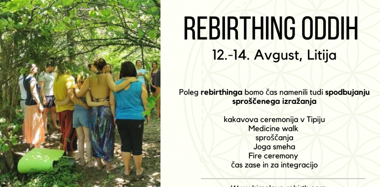 Rebirthing oddih v Litiji 12.-14.8