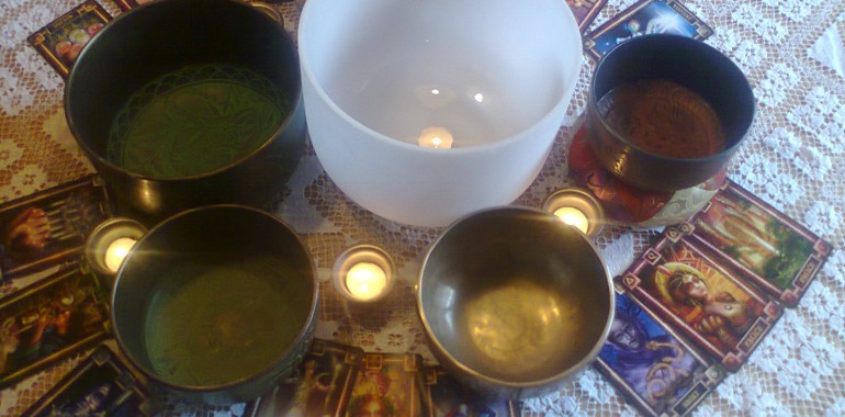 Zvočna gong kopel in Zen tarot  
