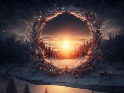 Celonočna gong kopel ob zimskem solsticiju 