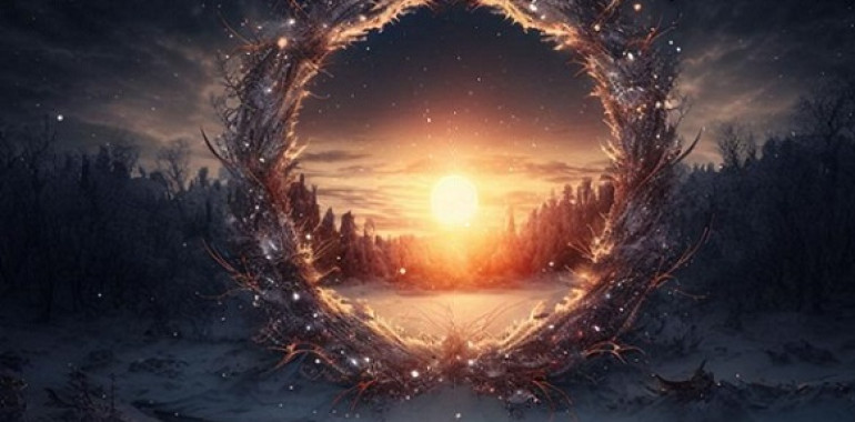 Celonočna gong kopel ob zimskem solsticiju 