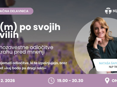 Brezplačna online delavnica: Živim po svojih pravilih