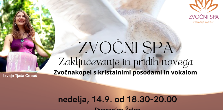 Zvočni SPA: Zaključevanje starega in pridih novemu