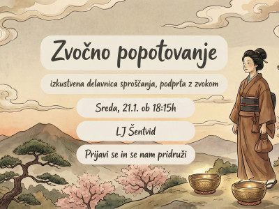 Zvočno popotovanje - izkustvena delavnica podprta z zvokom